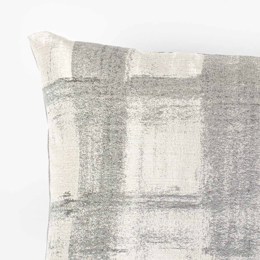 مخدة ديكور إيطالية أبيض / أزرق