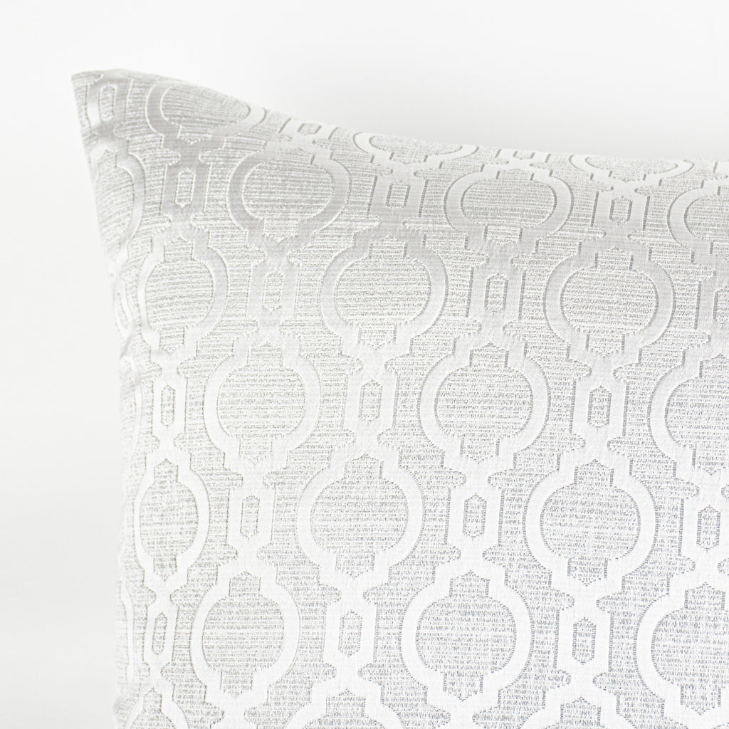 مخدة ديكور إيطالية أبيض / أزرق