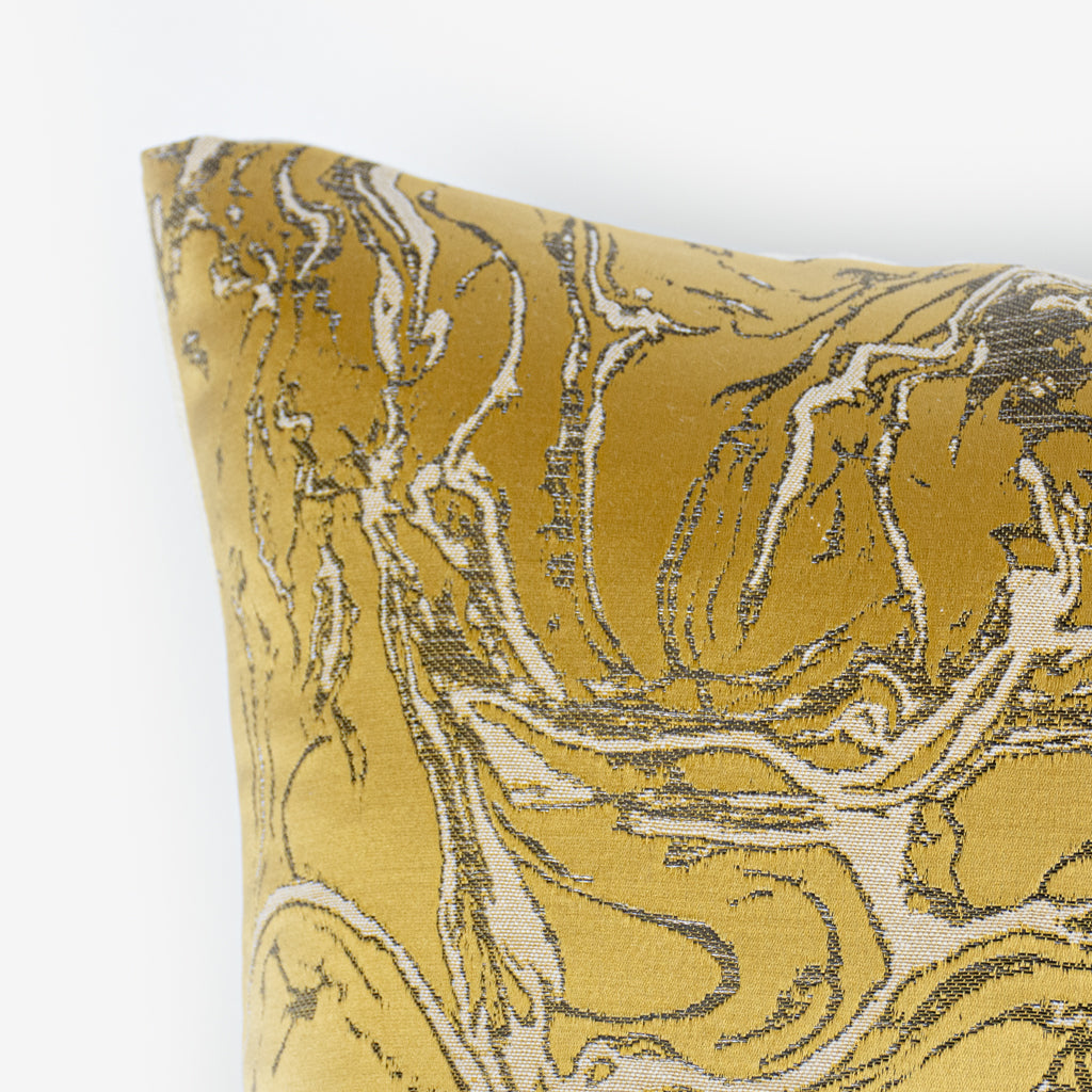 مخدة ديكور إيطالية أبيض / أزرق