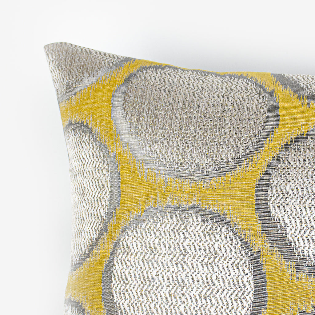 مخدة ديكور إيطالية أبيض / أزرق