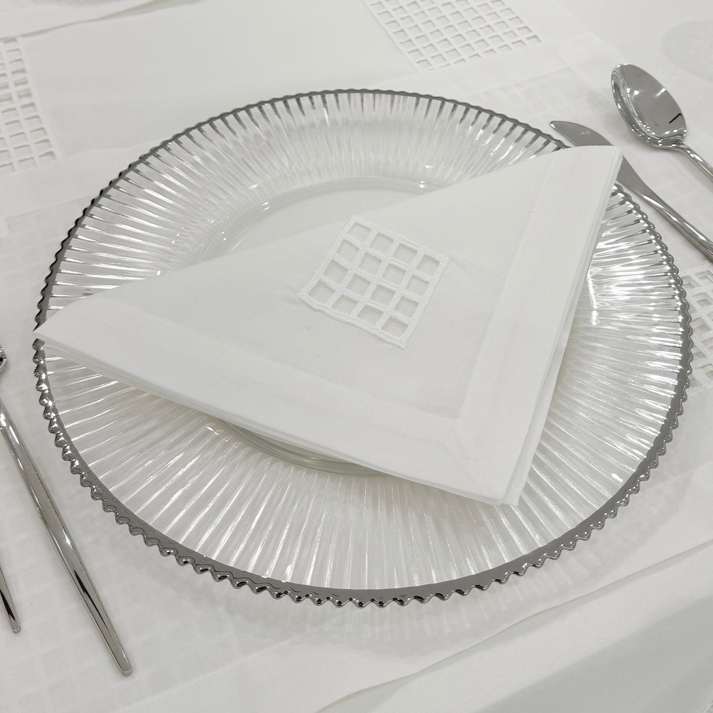 PERILLA LILY - NAPKIN SET - WHITE