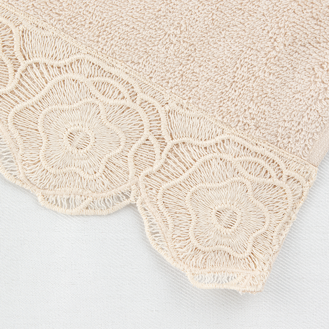 GUL GUPUR BASKET TOWEL SET - POWDER