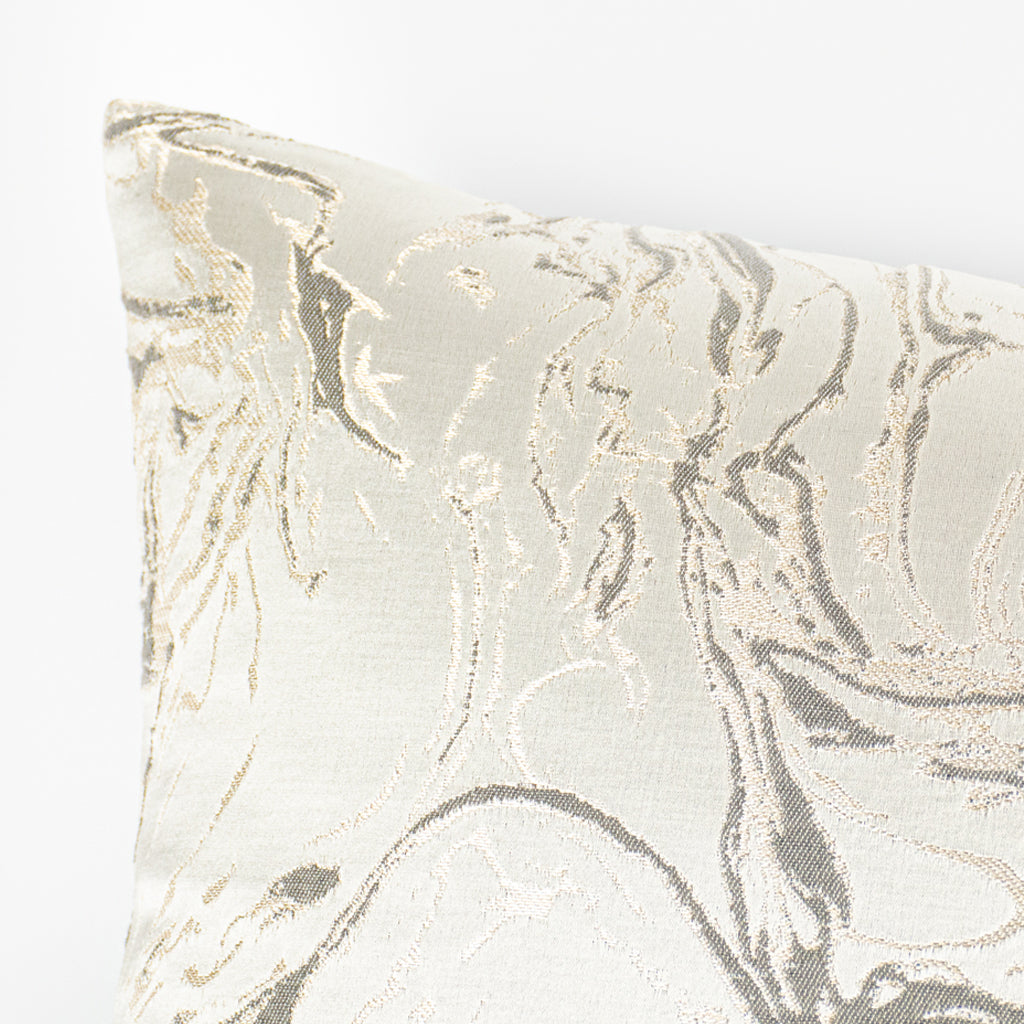 مخدة ديكور إيطالية أبيض / أزرق