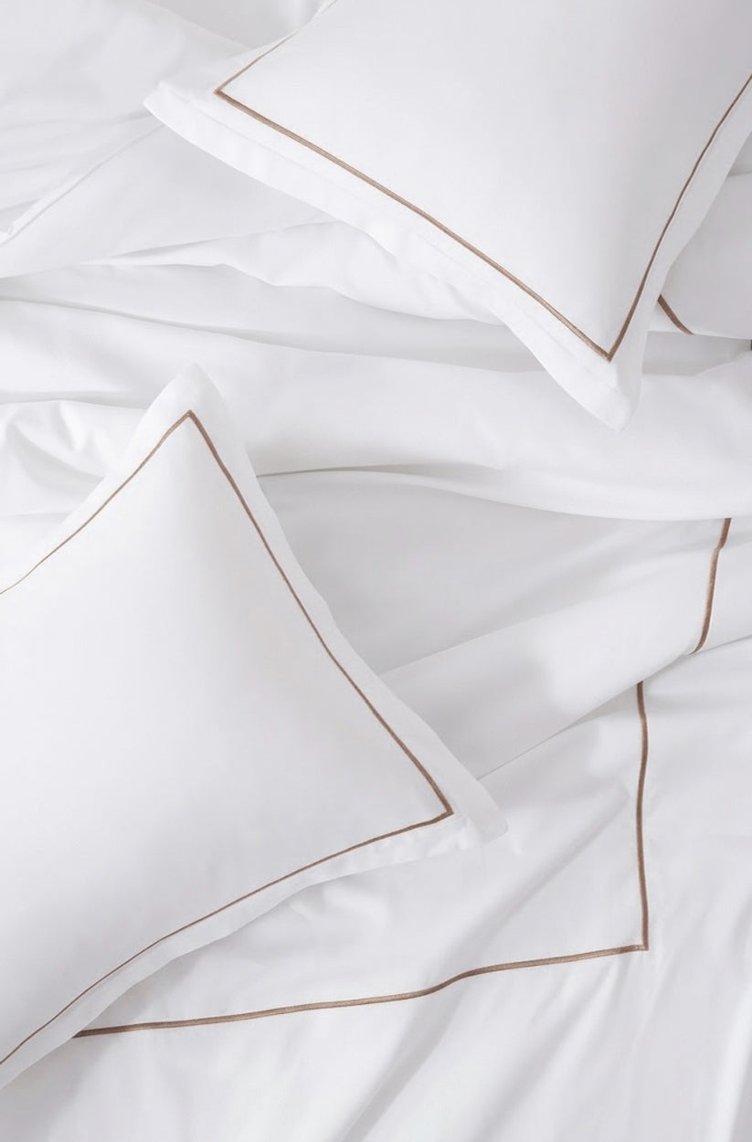 RESORT 1 ROW SINGLE STITCH EMBROIDERY PILLOW CASE