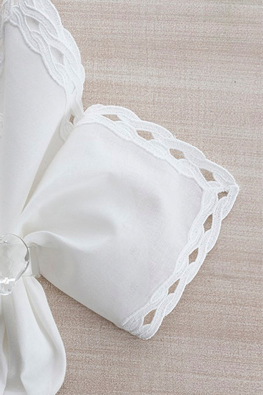 SU DALGASI - NAPKIN SET - WHITE