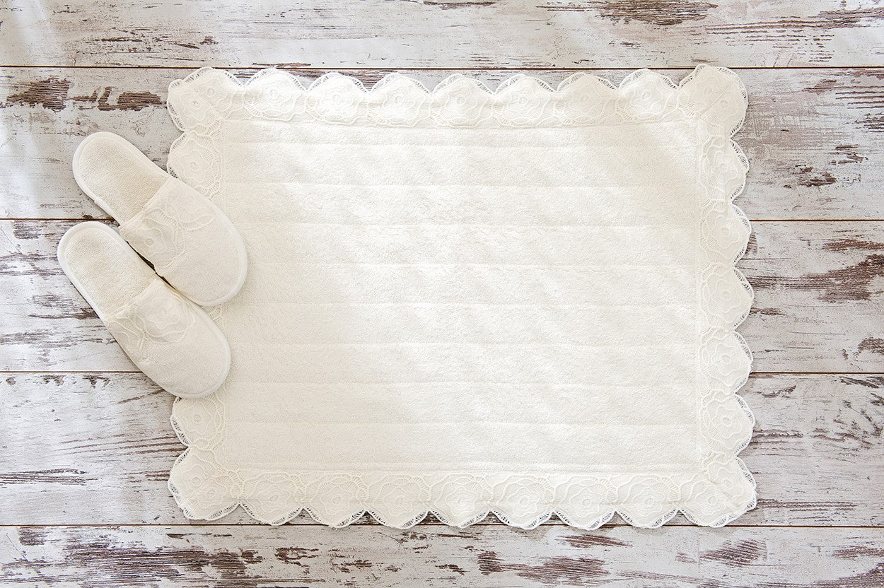 GUL GUPUR BATH MATS - CREAM