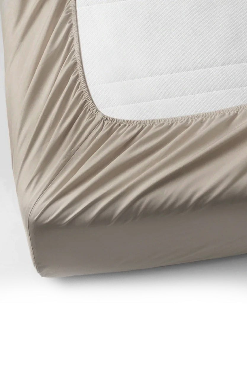 HEMSTITCH 400TC FITTED SHEET GOLD