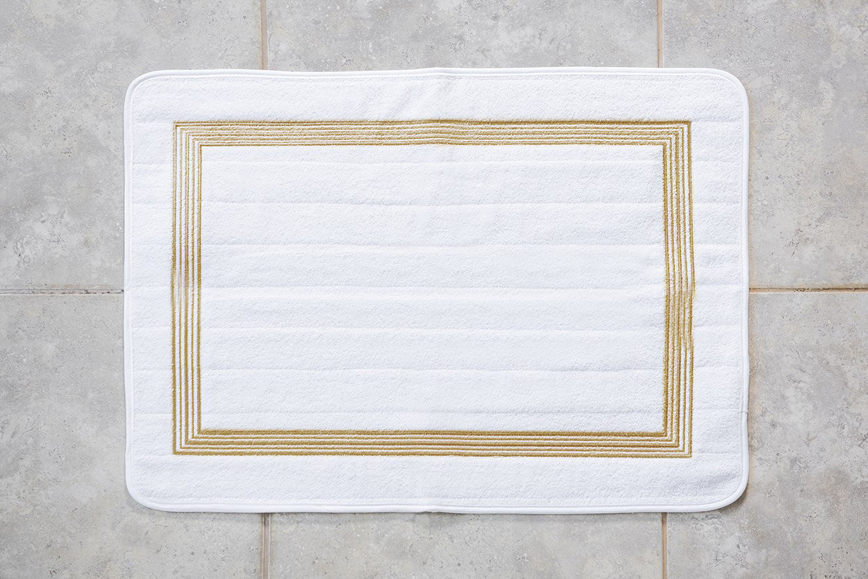 5 SIRA BATH MATS - GOLD