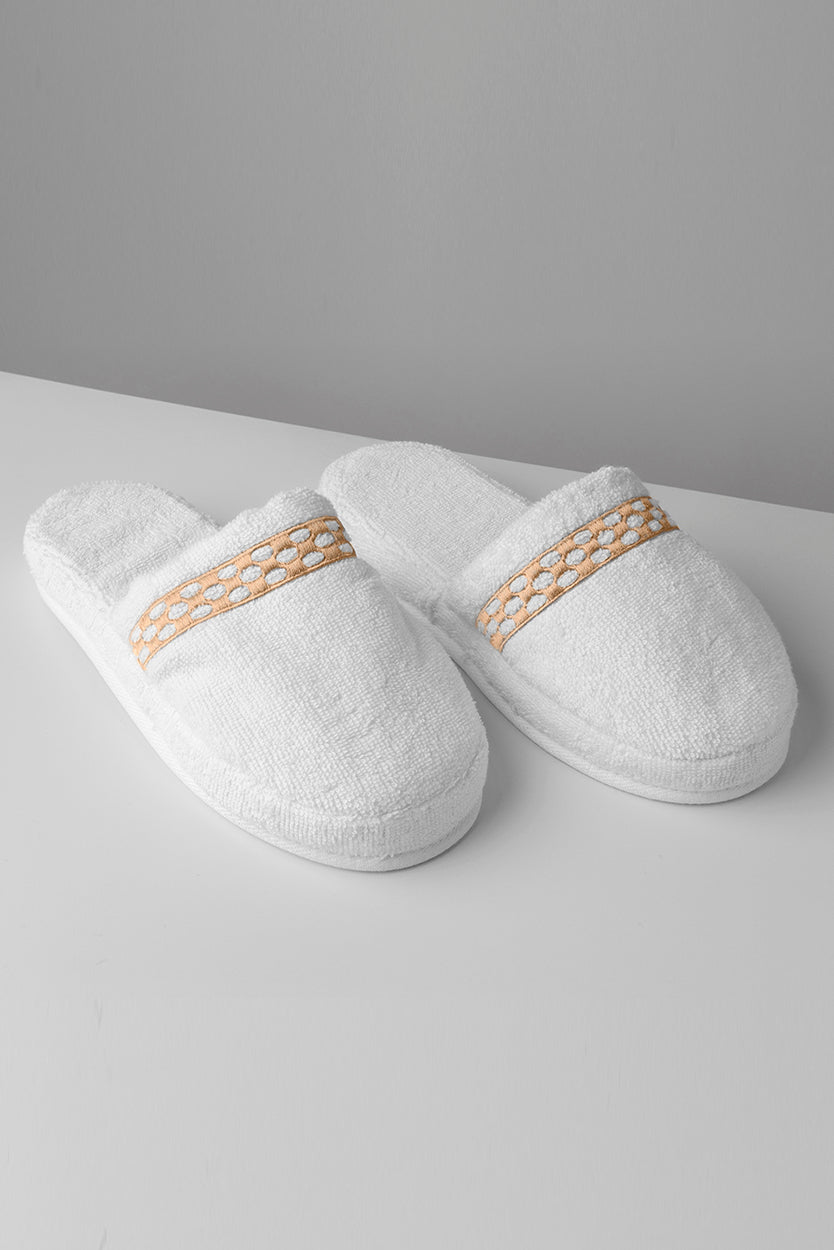 PATTY SLIPPERS - GOLD