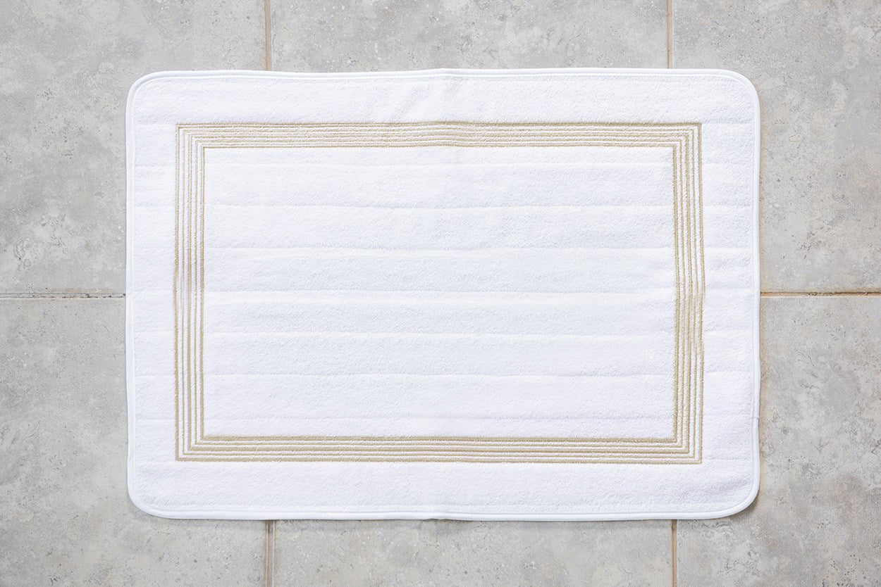 5 SIRA BATH MATS - IVORY