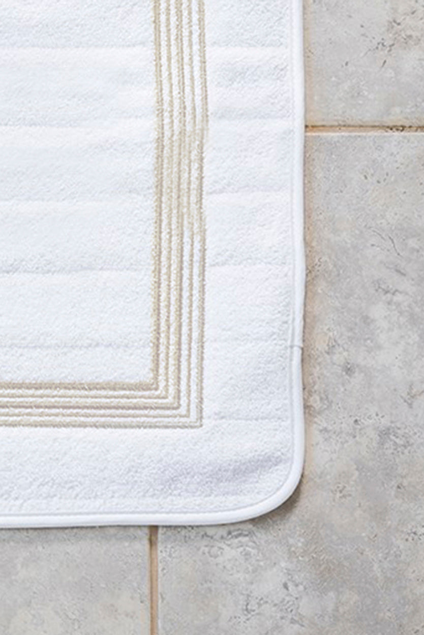 5 SIRA BATH MATS - IVORY