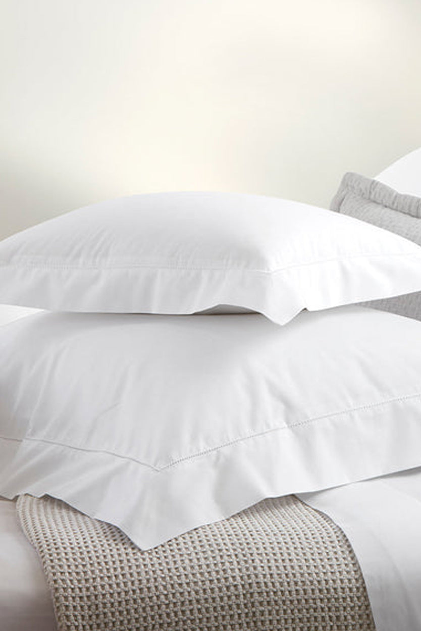 HEMSTITCH 400TC OXFORD PILLOW CASE WHITE