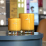 SCENTED CANDLE APRICOT YELLOW