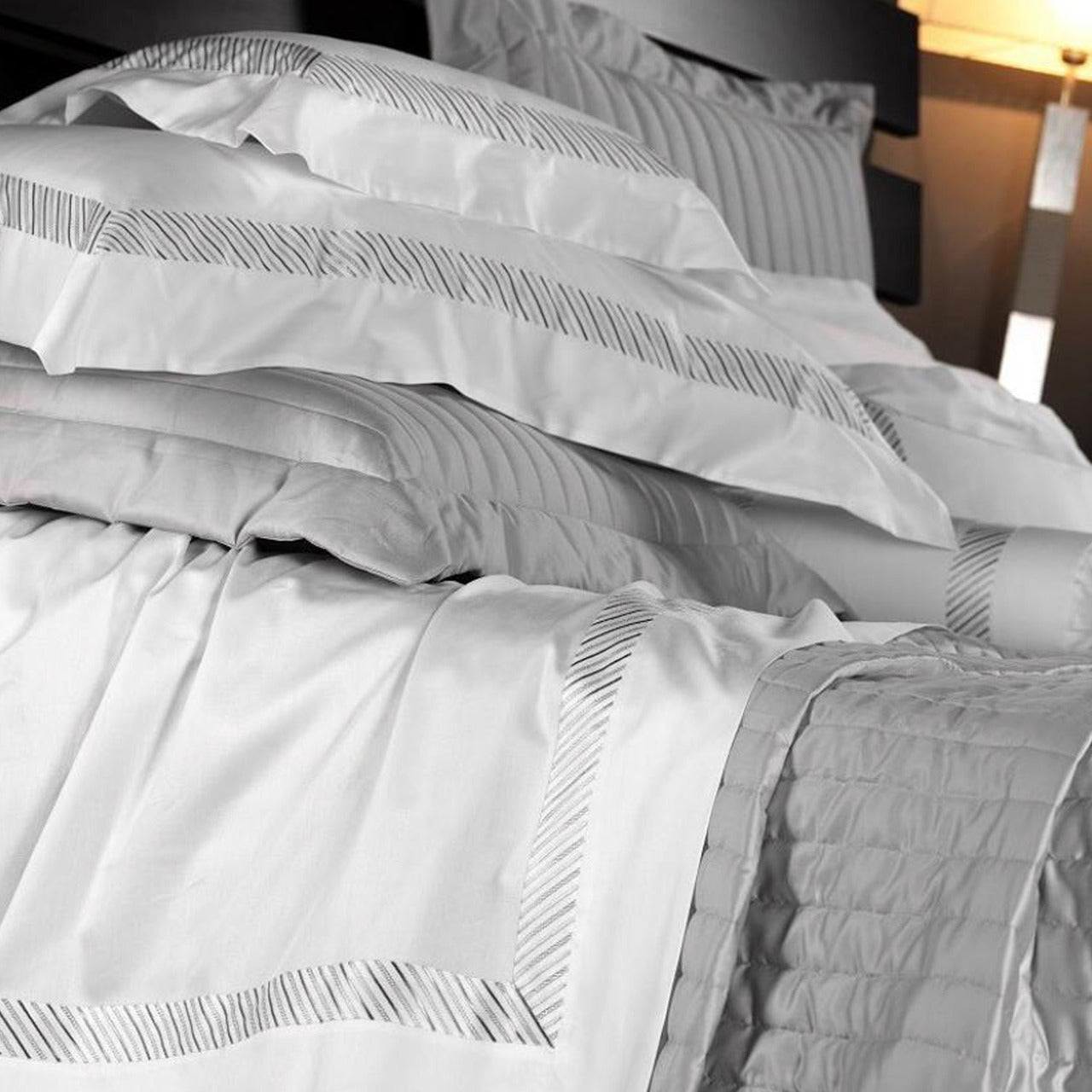 PRISCILLA LUXURY ITALIAN DUVET COVER SET 6 Pcs