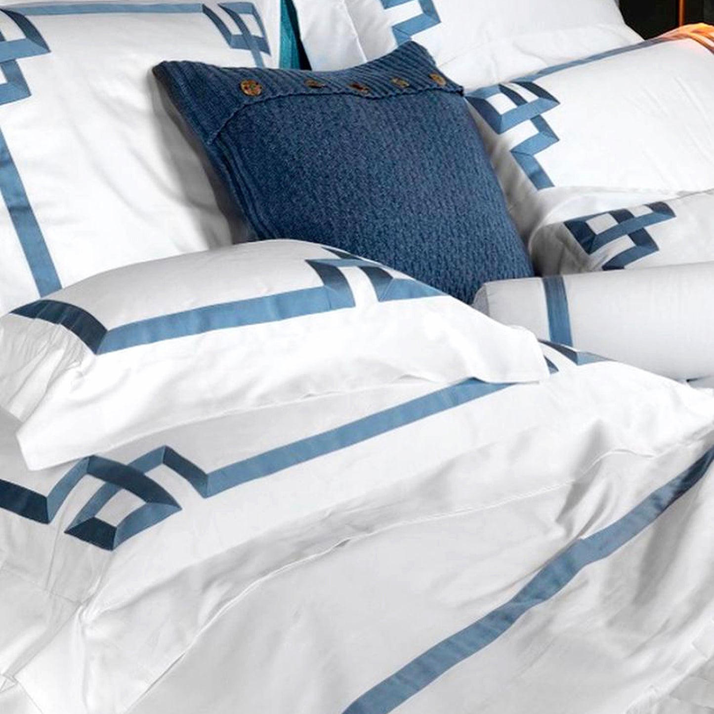 PATMOS LUXURY ITALIAN DUVET COVER SET 6 Pcs