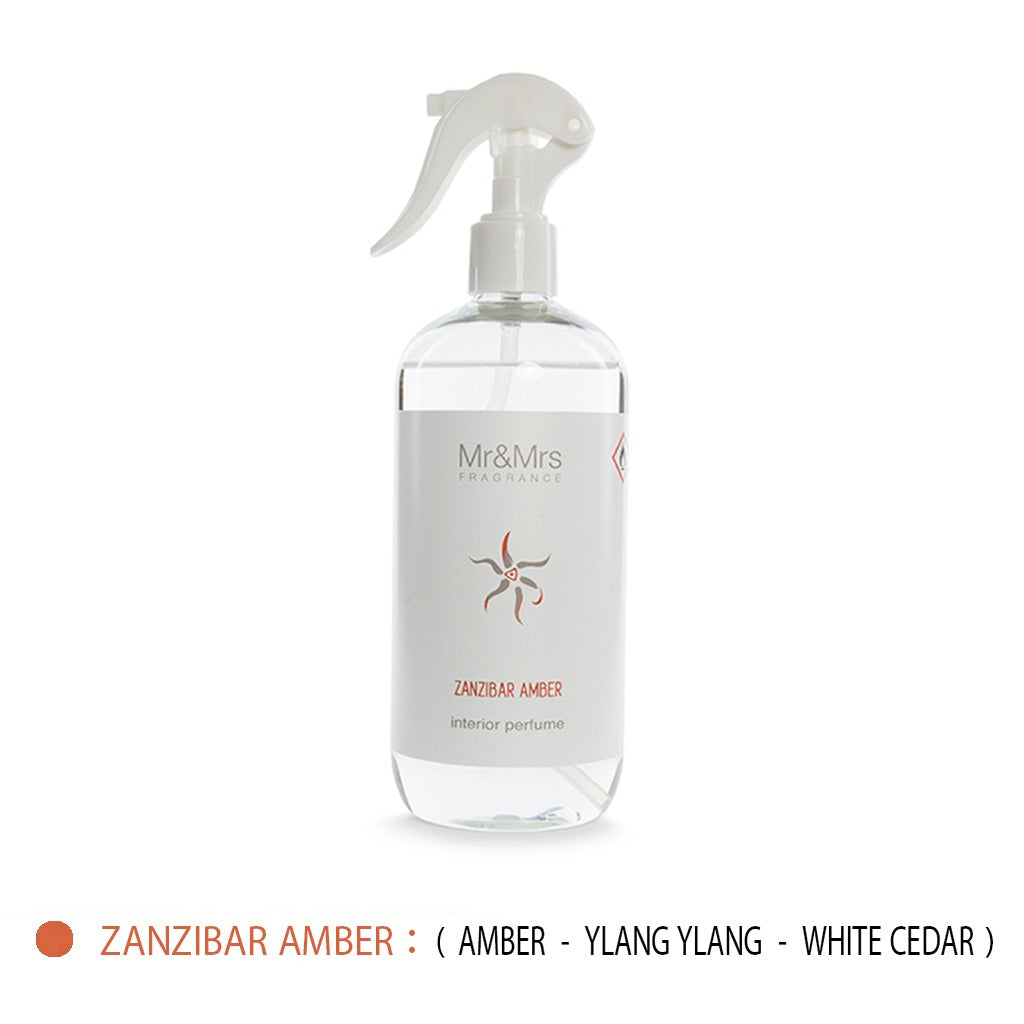 SPRAY AMBIANCE & TEXTILE 500 ML ZANZIBAR AMBER