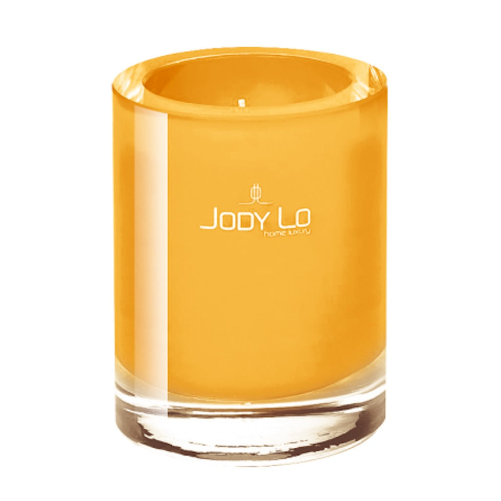 SCENTED CANDLE APRICOT YELLOW