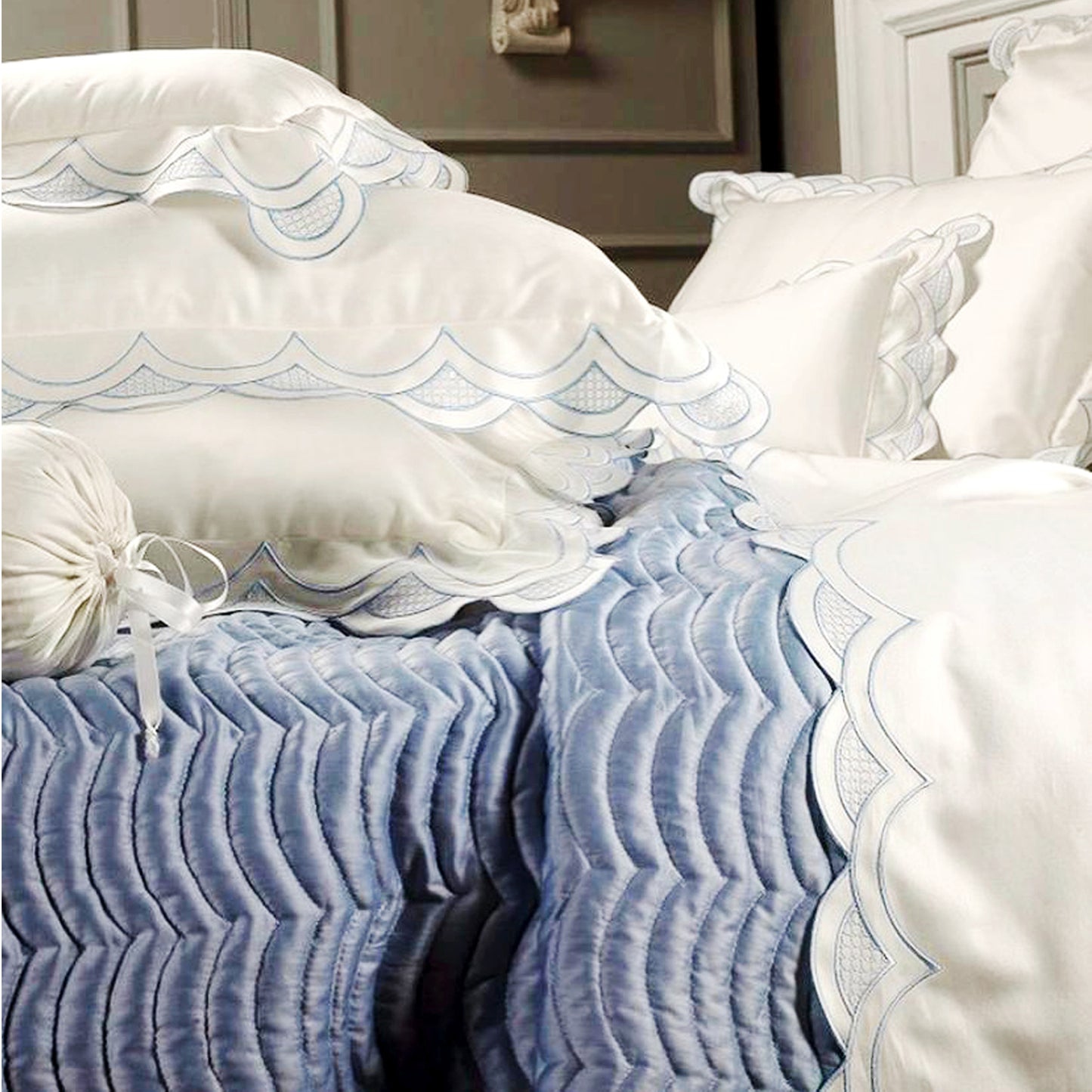 DILETTA LUXURY ITALIAN DUVET COVER SET 6 Pcs