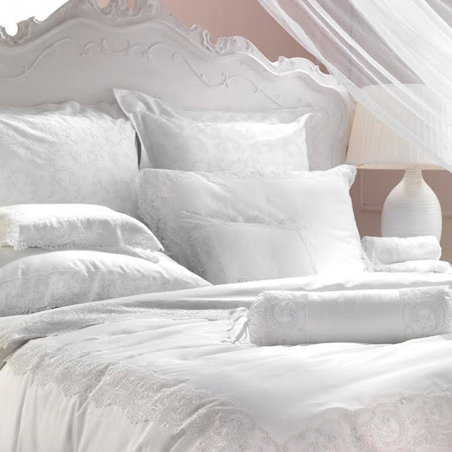 ESMERALDA LUXURY ITALIAN BED SET 9 Pcs