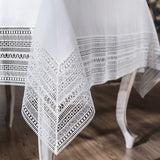 GLORIA - TABLECLOTH - WHITE