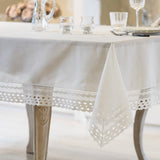 DALGASI - TABLECLOTH - WHITE