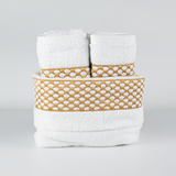 PATTY BASKET TOWEL SET - GOLD