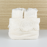 GUL GUPUR BASKET TOWEL SET - CREAM