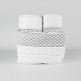 PATTY BASKET TOWEL SET - GRAY