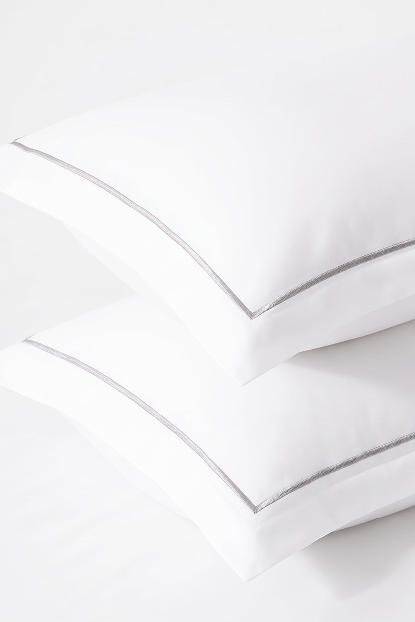 RESORT 1 ROW SINGLE STITCH EMBROIDERY PILLOW CASE