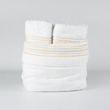 5 SIRA BASKET TOWEL SET - IVORY