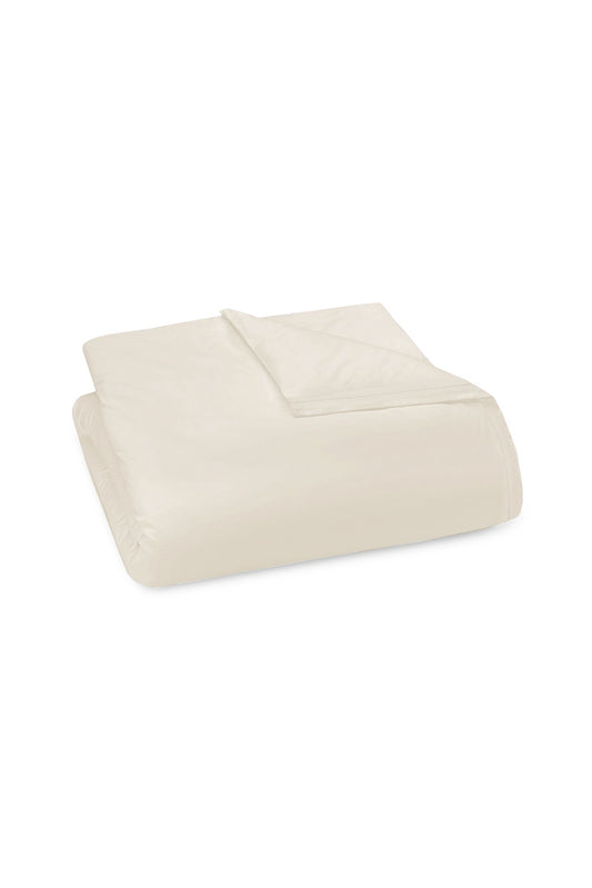 IVORY PLAIN COTTON SATEEN DUVET COVER 300 TC