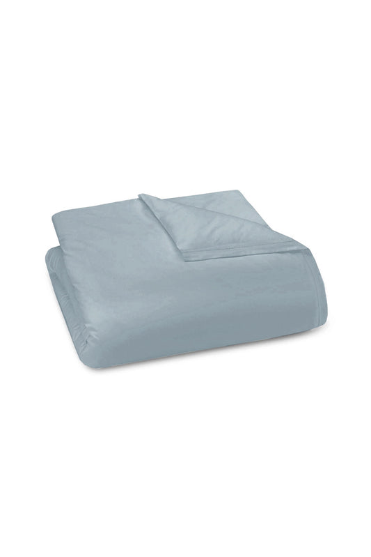 LIGHT BLUE PLAIN COTTON SATEEN DUVET COVER 300 TC