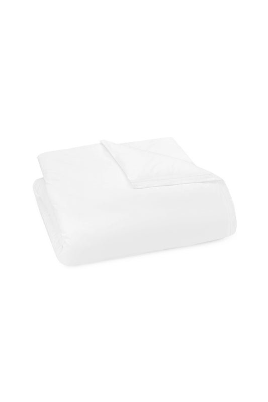 WHITE PLAIN COTTON SATEEN DUVET COVER 300 TC