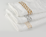 PATTY BASKET TOWEL SET - GOLD