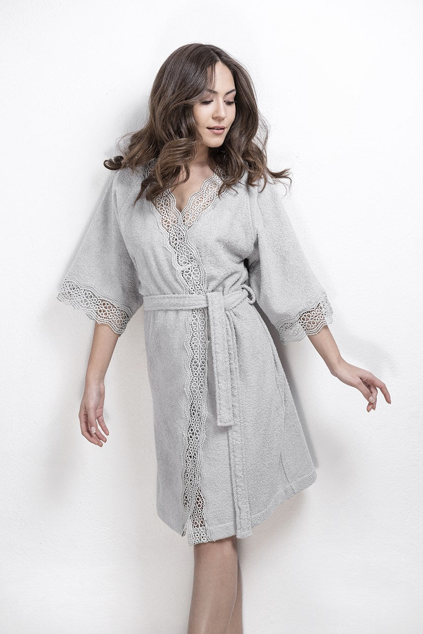 DAISY BATHROBE - GREY