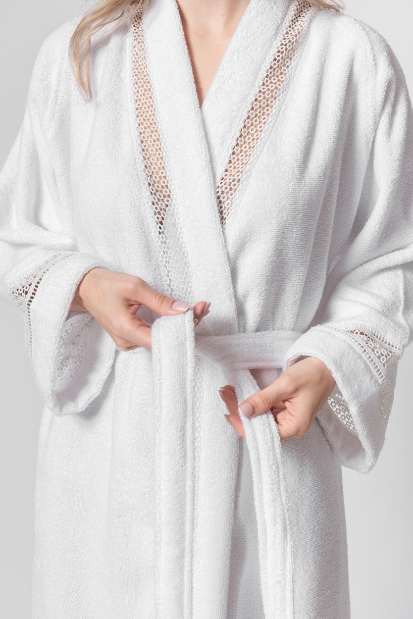 PARIS BATHROBE - WHITE