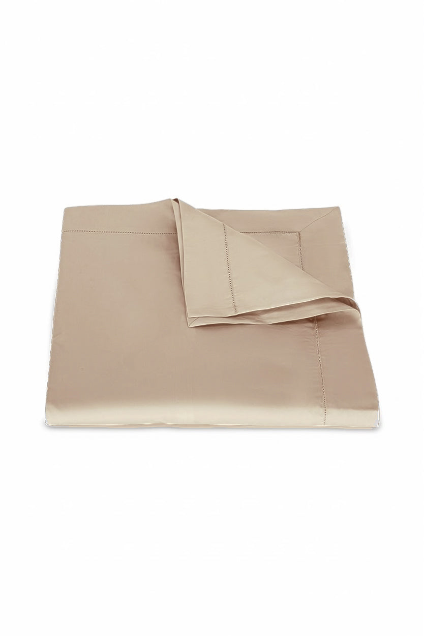 HEMSTITCH 400TC DUVET COVER CAMEL