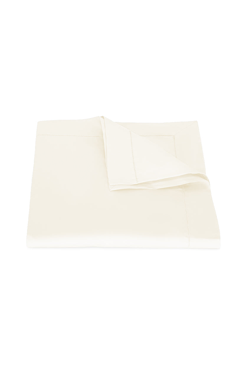 HEMSTITCH 400TC DUVET COVER IVORY