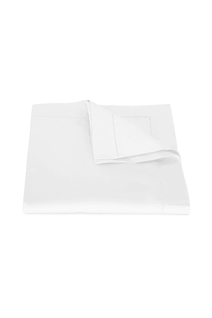 HEMSTITCH 400TC DUVET COVER WHITE