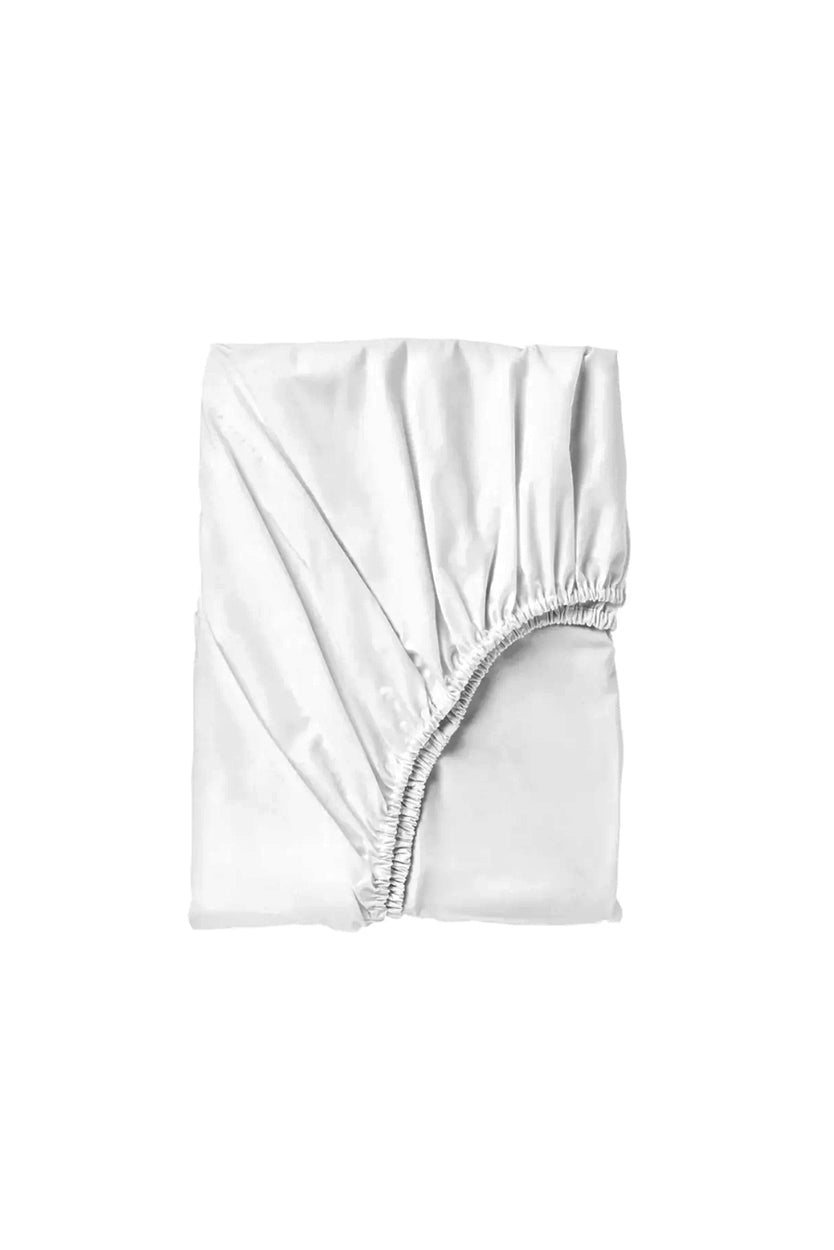 PLAIN 300TC FITTED SHEET LIGHT GREY