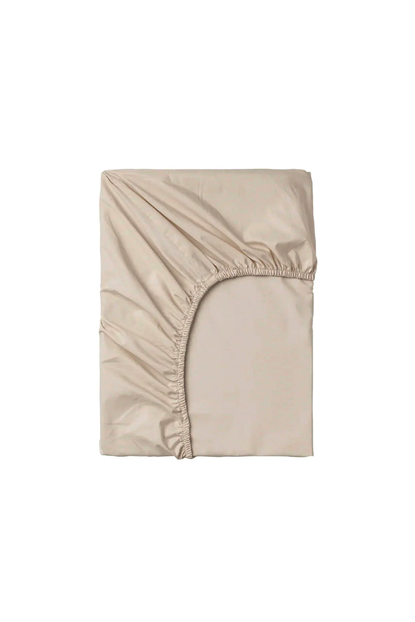 HEMSTITCH 400TC FITTED SHEET GOLD