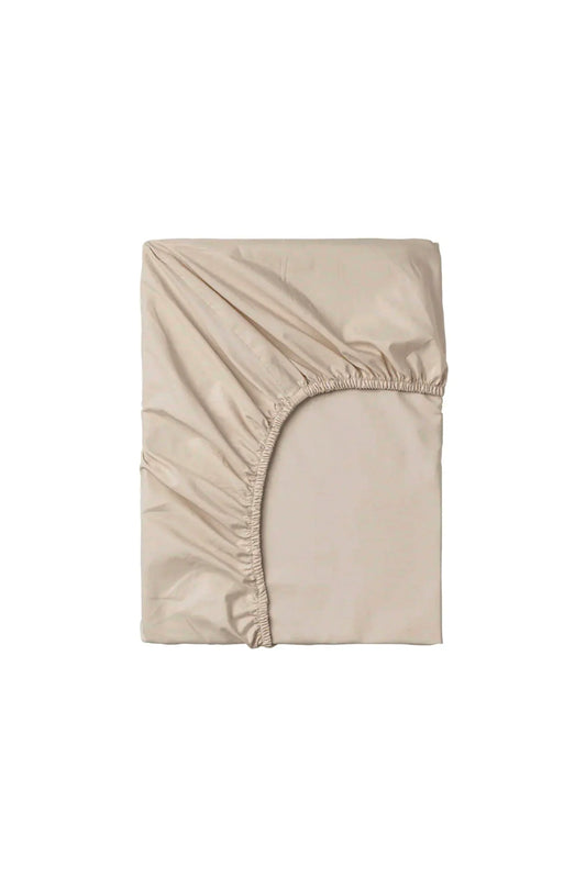 HEMSTITCH 400TC FITTED SHEET GOLD