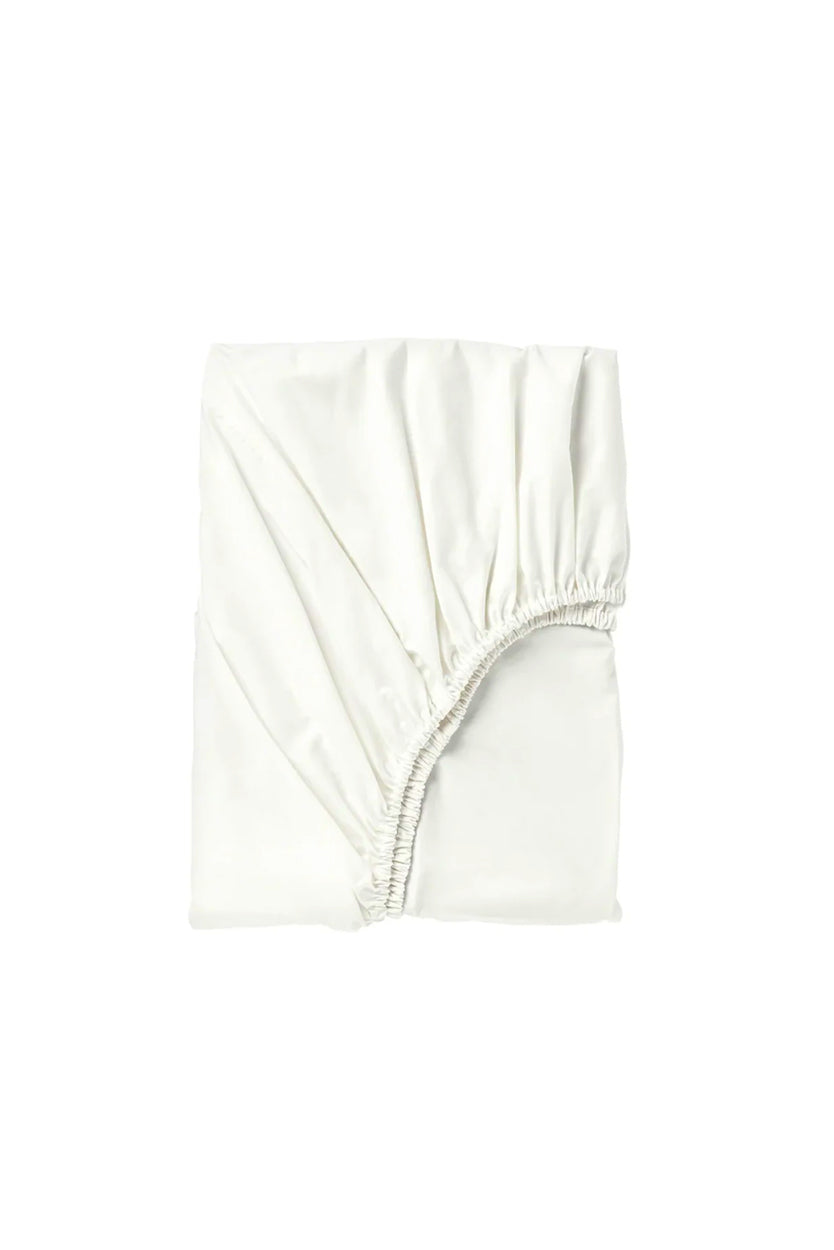 HEMSTITCH 400TC FITTED SHEET IVORY