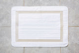 5 SIRA BATH MATS - IVORY