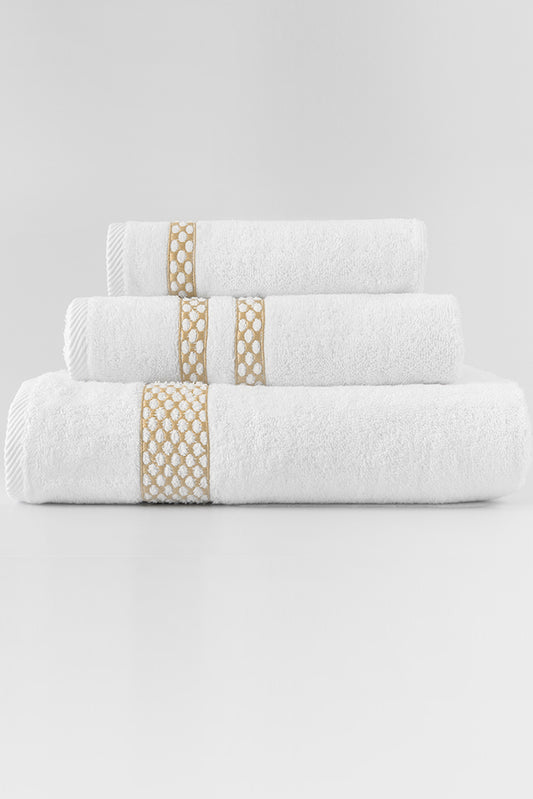 TOWEL PATTY IVORY SET