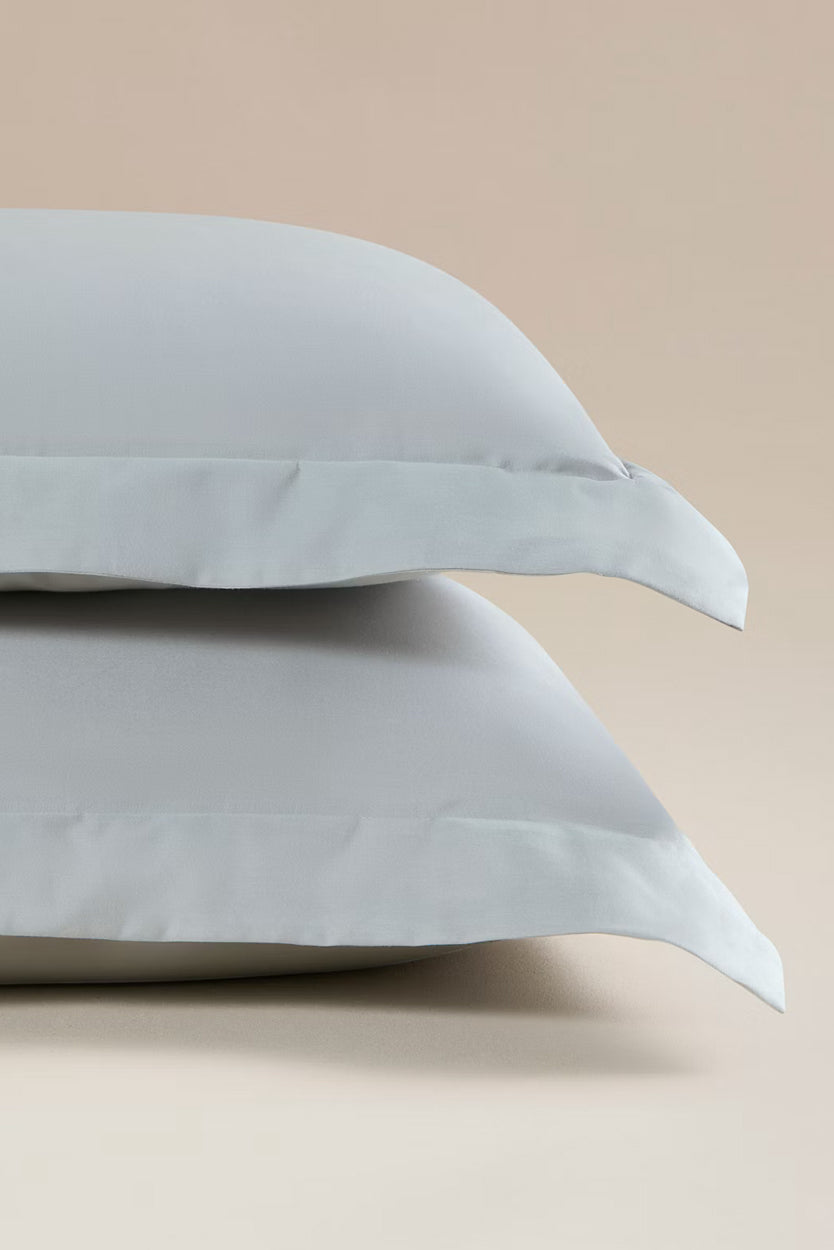 PLAIN 300TC OXFORD PILLOW CASE LIGHT GREY