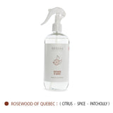 SPRAY AMBIANCE & TEXTILE 500 ML ROSEWOOD OF QUEBEC